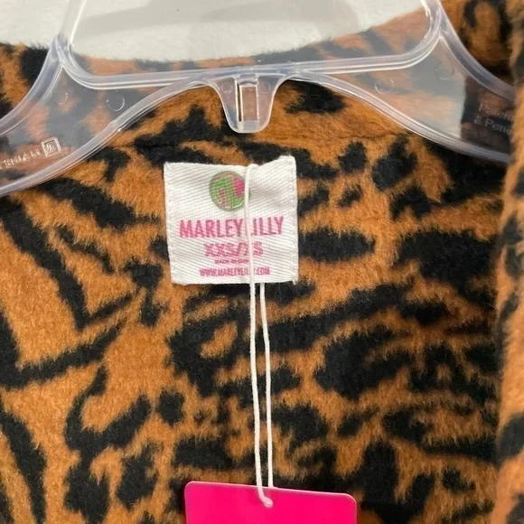 𝅺nwt MarleyLilly Animal Print Vest Size XXS/XS - Picture 4 of 7